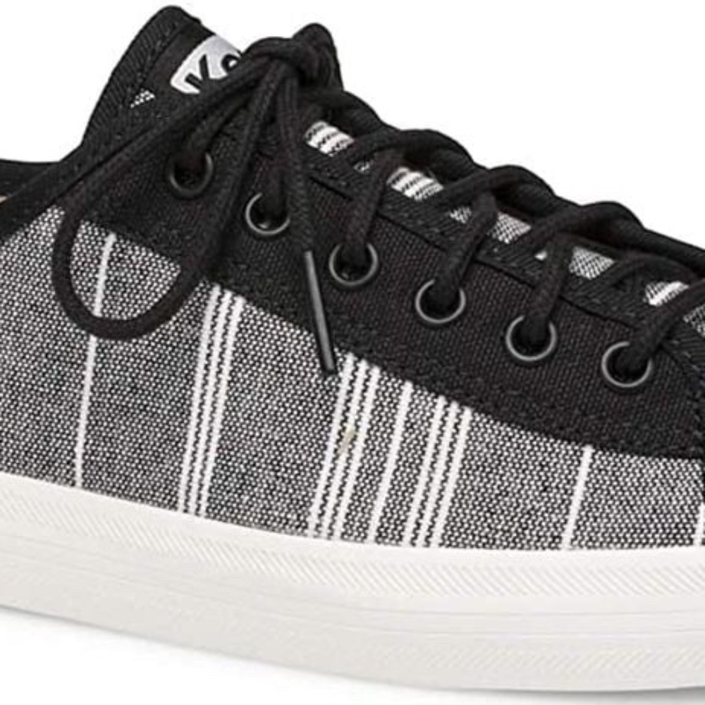 BRAND NEW women keds kickstart baja stripe black shoes size US 6.5 & US 7.5